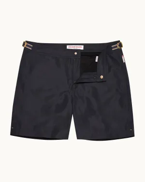 Orlebar Brown Bulldog Linen Swim Shorts - Night Iris/Stripe