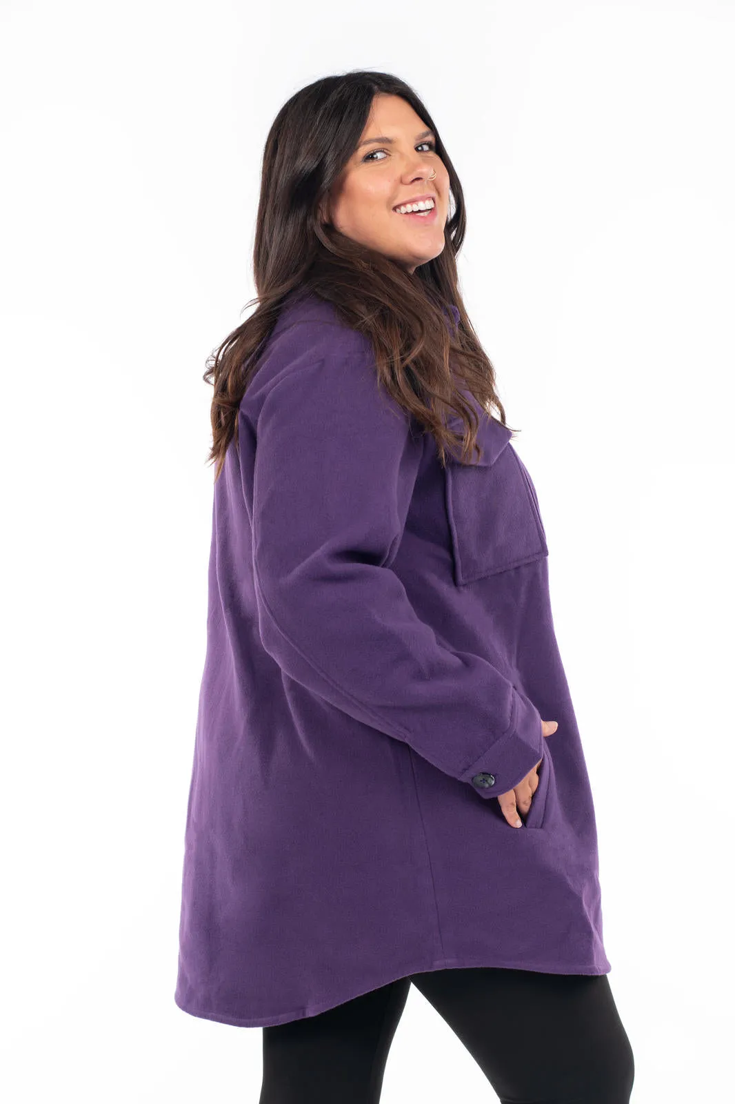 Oversized Button Up Shacket