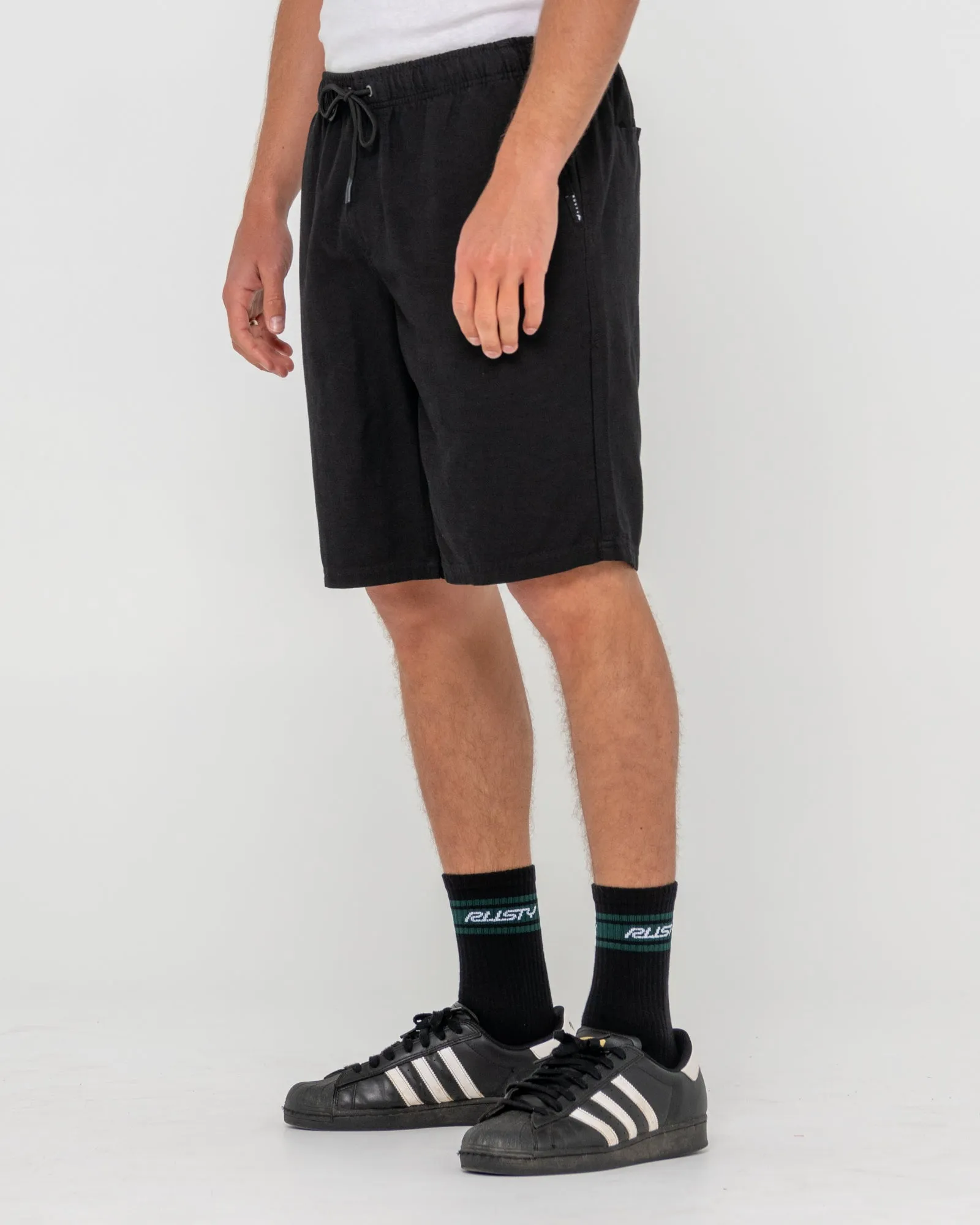 Overtone Elastic Waist Linen Short