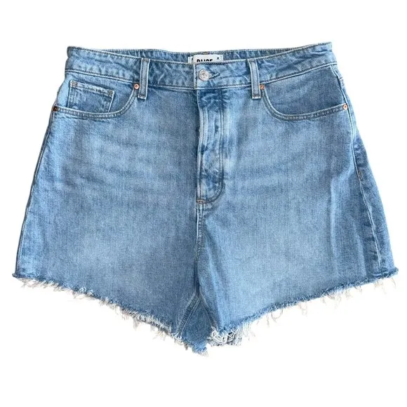 Paige High Rise Noella Cut-Off Denim Shorts Size 31