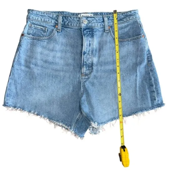 Paige High Rise Noella Cut-Off Denim Shorts Size 31