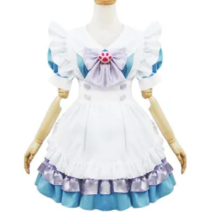 Pastel Cat Pawns Maid Dress SD00587