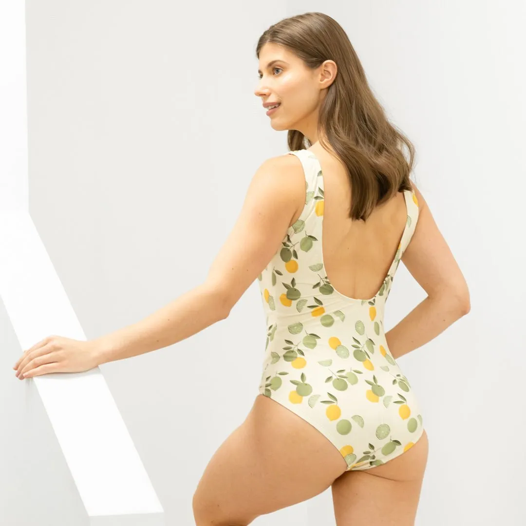 Petit Lem Citrus Print Women's One-Piece Swimsuit