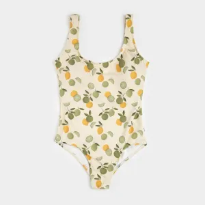Petit Lem Citrus Print Women's One-Piece Swimsuit