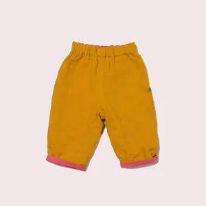Pink & Gold Day After Day Reversible Trousers