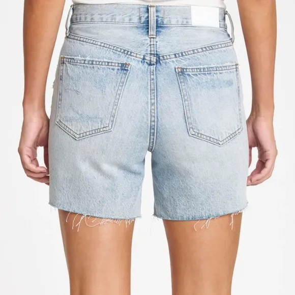 Pistola Devin High Rise Mom Denim Cut Off Shorts 29(8) NWT
