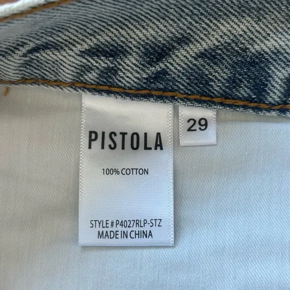 Pistola Devin High Rise Mom Denim Cut Off Shorts 29(8) NWT