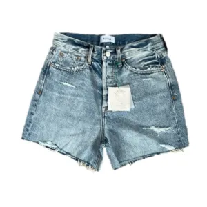 Pistola Maeve High Rise Cut Off Jean Shorts in Scenery Distressed size 27 NWT