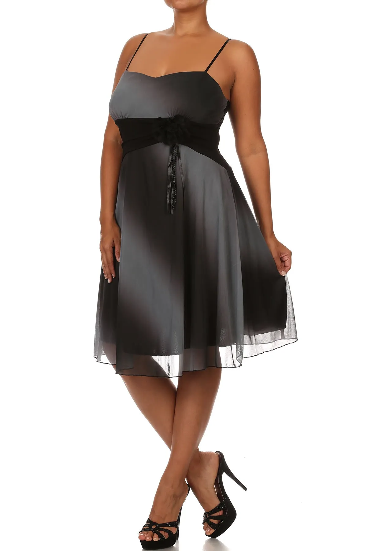 Plus size glitter embellished Dress