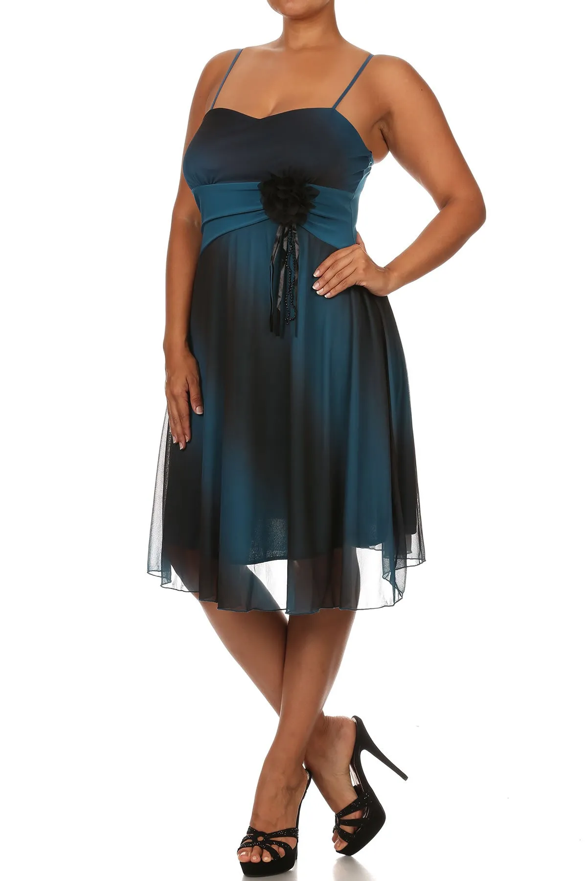 Plus size glitter embellished Dress