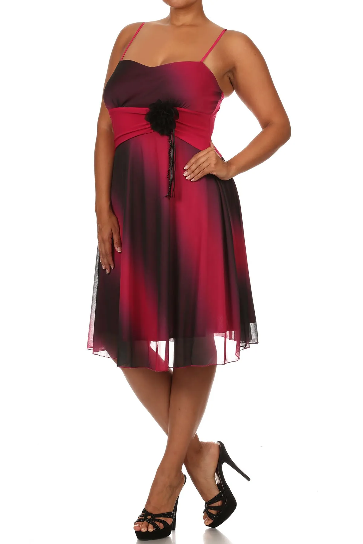 Plus size glitter embellished Dress
