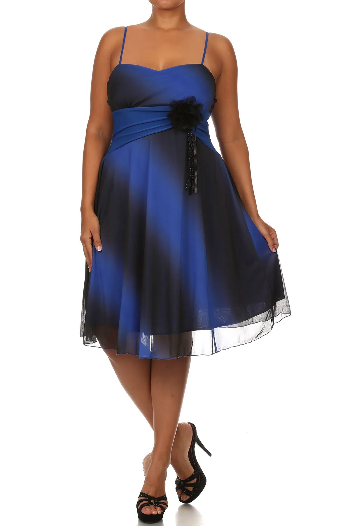 Plus size glitter embellished Dress