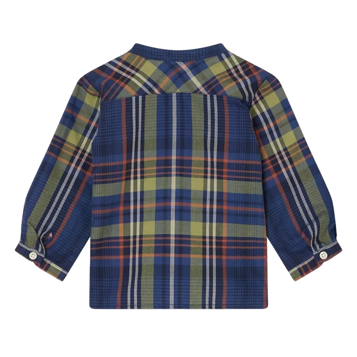 Polisson Navy Tartan Shirt