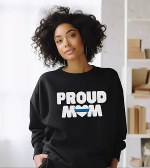 Proud Mom TBL Heart © Unisex Crewneck Sweatshirt