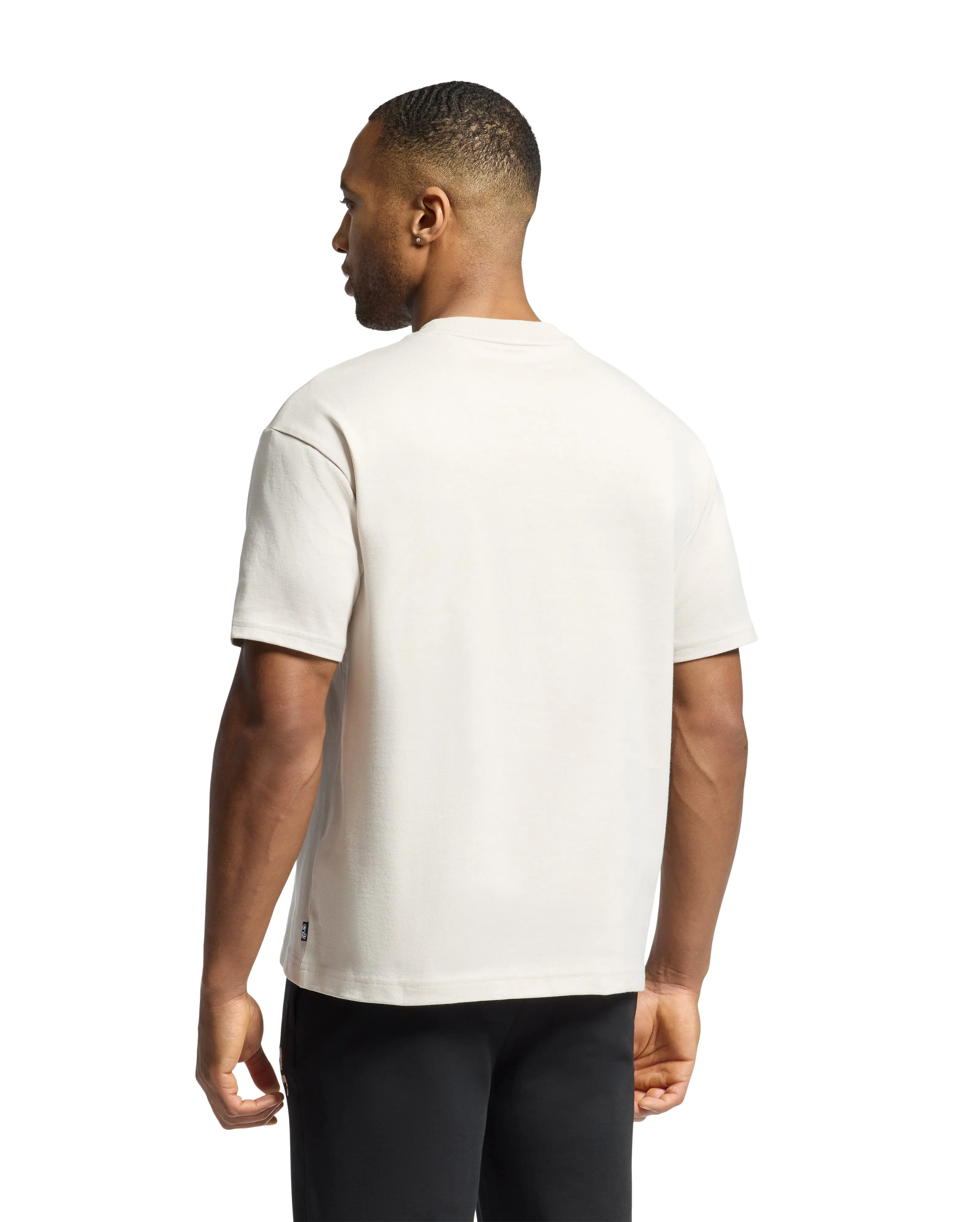 Psycho Bunny Men's Desert Relaxed Fit Pocket Tee - Natural Linen