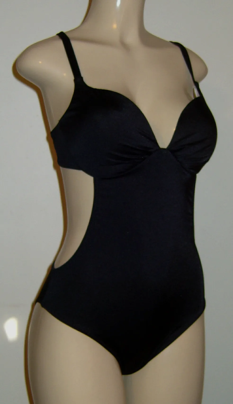 Push up underwire one piece bathing suit cutaway body swimsuits