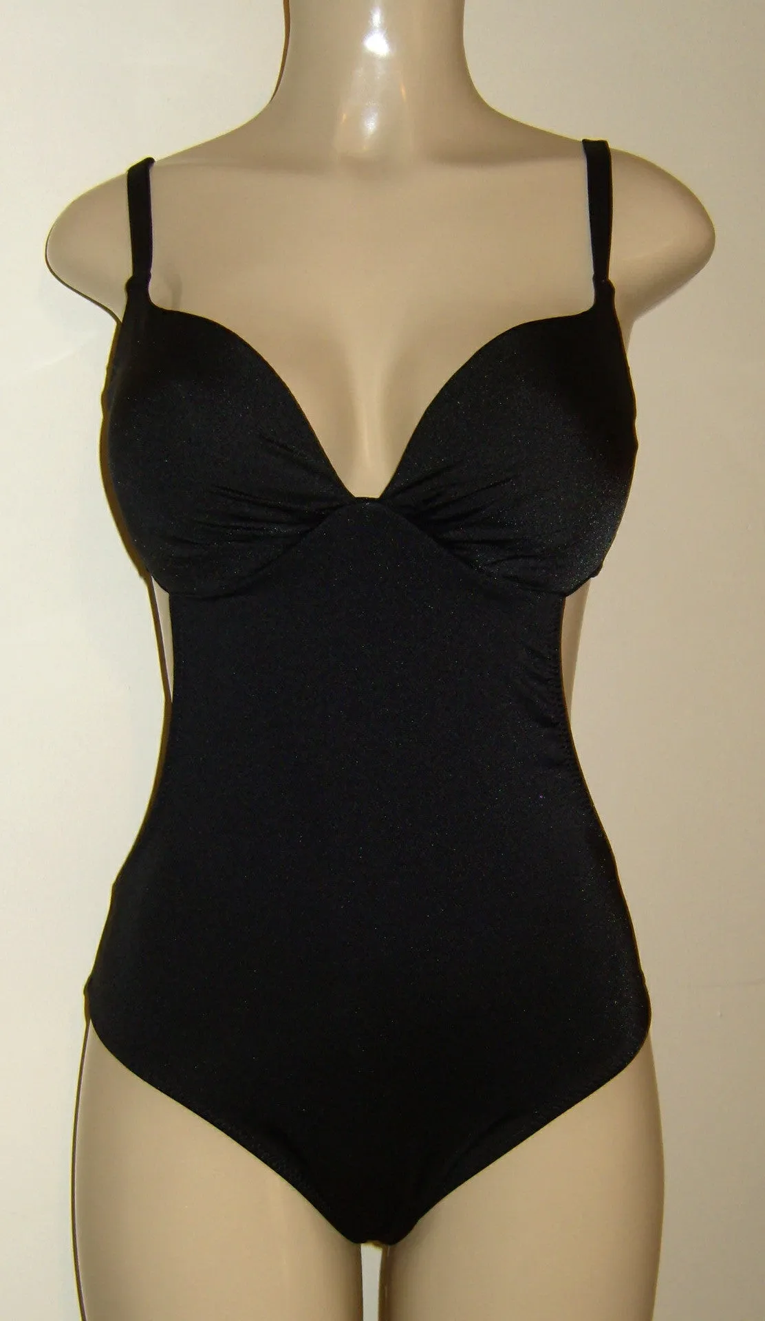Push up underwire one piece bathing suit cutaway body swimsuits