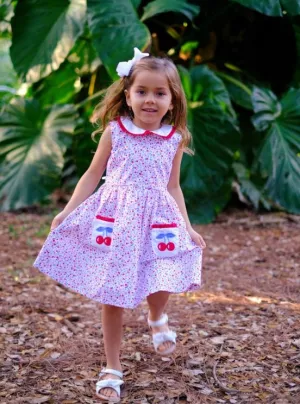 "Cherries Collection" A-line Girl's Dress