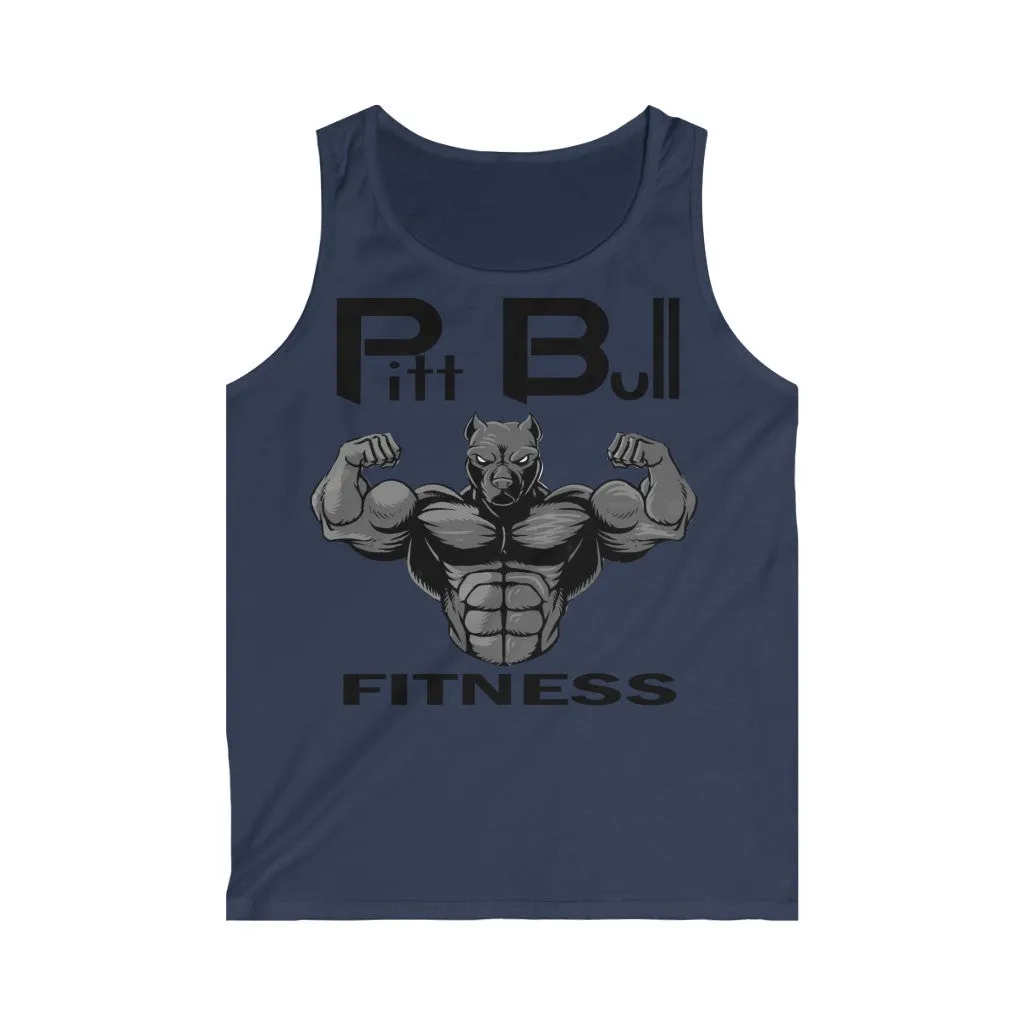 "Pitt Bull Fitness" Men's Workout Tank Top