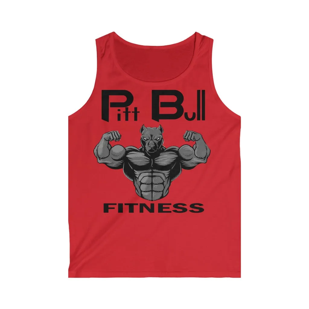 "Pitt Bull Fitness" Men's Workout Tank Top