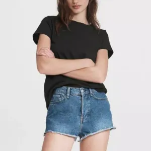 Rag &amp; Bone Maya High-Rise Hot Denim Shorts in Rye Harbor