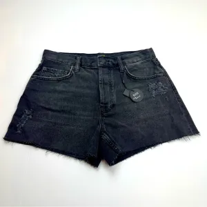 Rails The Fairfax High Rise Cutoff Short Womens SZ 28 Faded Black Denim Jean NEW