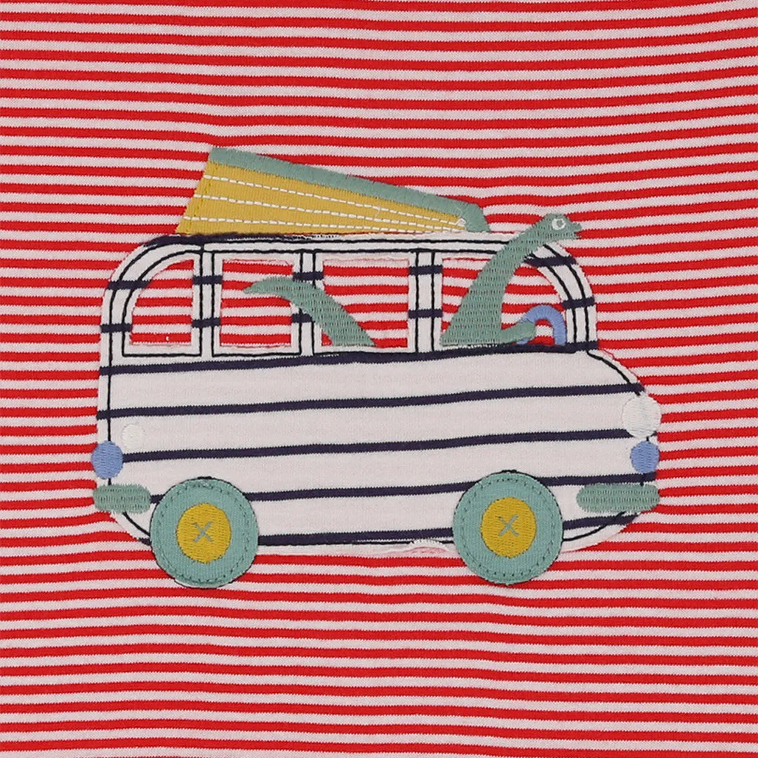 Red Car Applique T- Shirt