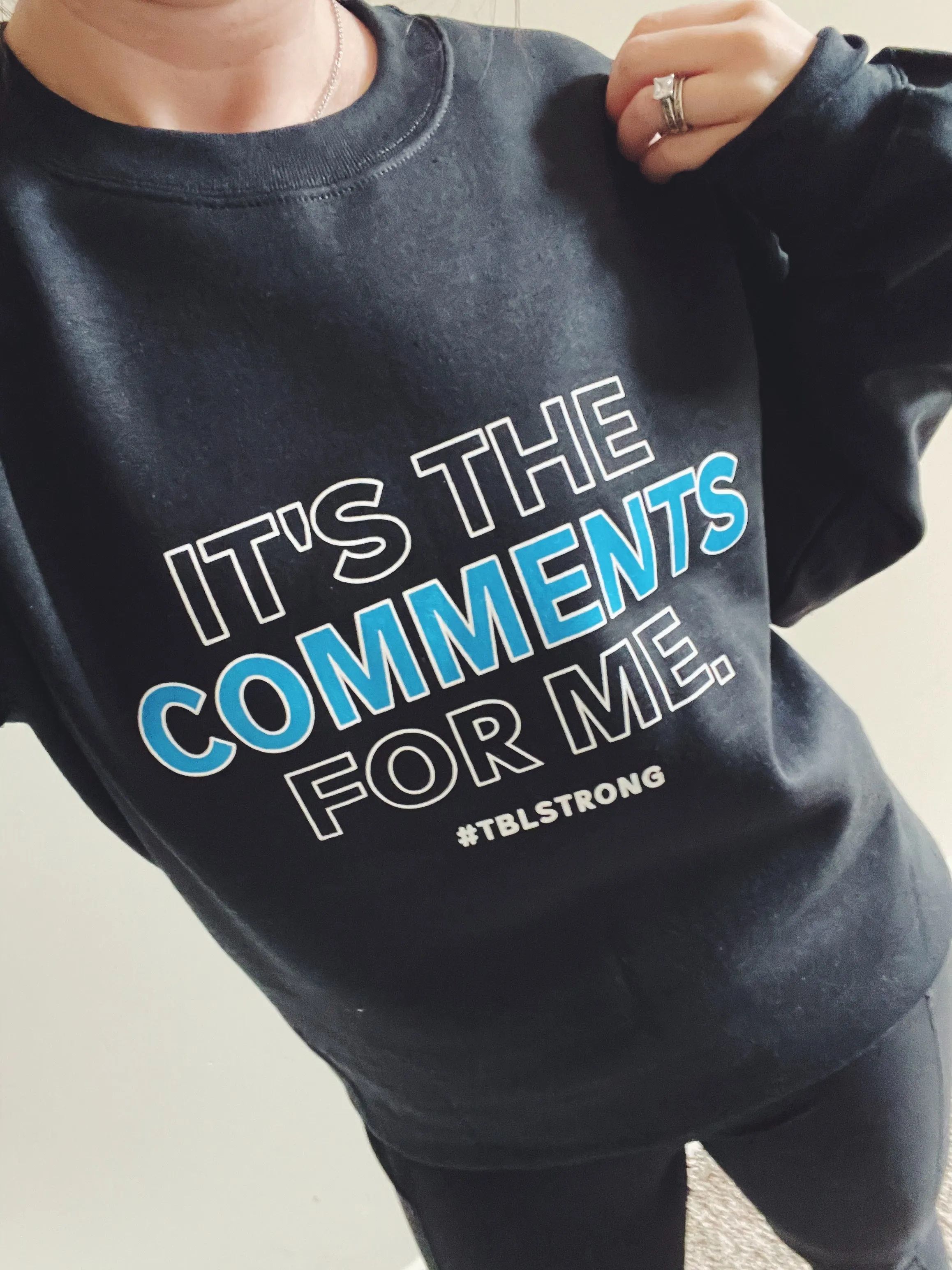 *RETIRING* It's The Comments For Me © Unisex Crewneck Sweatshirt // FINAL SALE