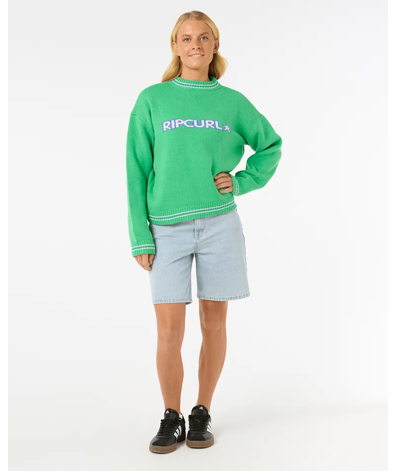 RIP CURL LAS DALIAS RCG SWEATER - GREEN