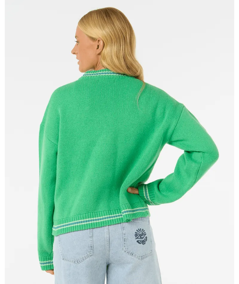 RIP CURL LAS DALIAS RCG SWEATER - GREEN