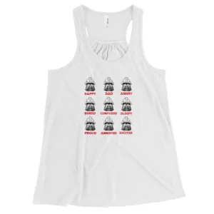 Robot Moods Racerback Tank