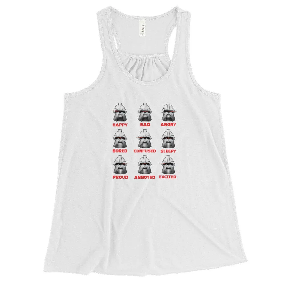 Robot Moods Racerback Tank