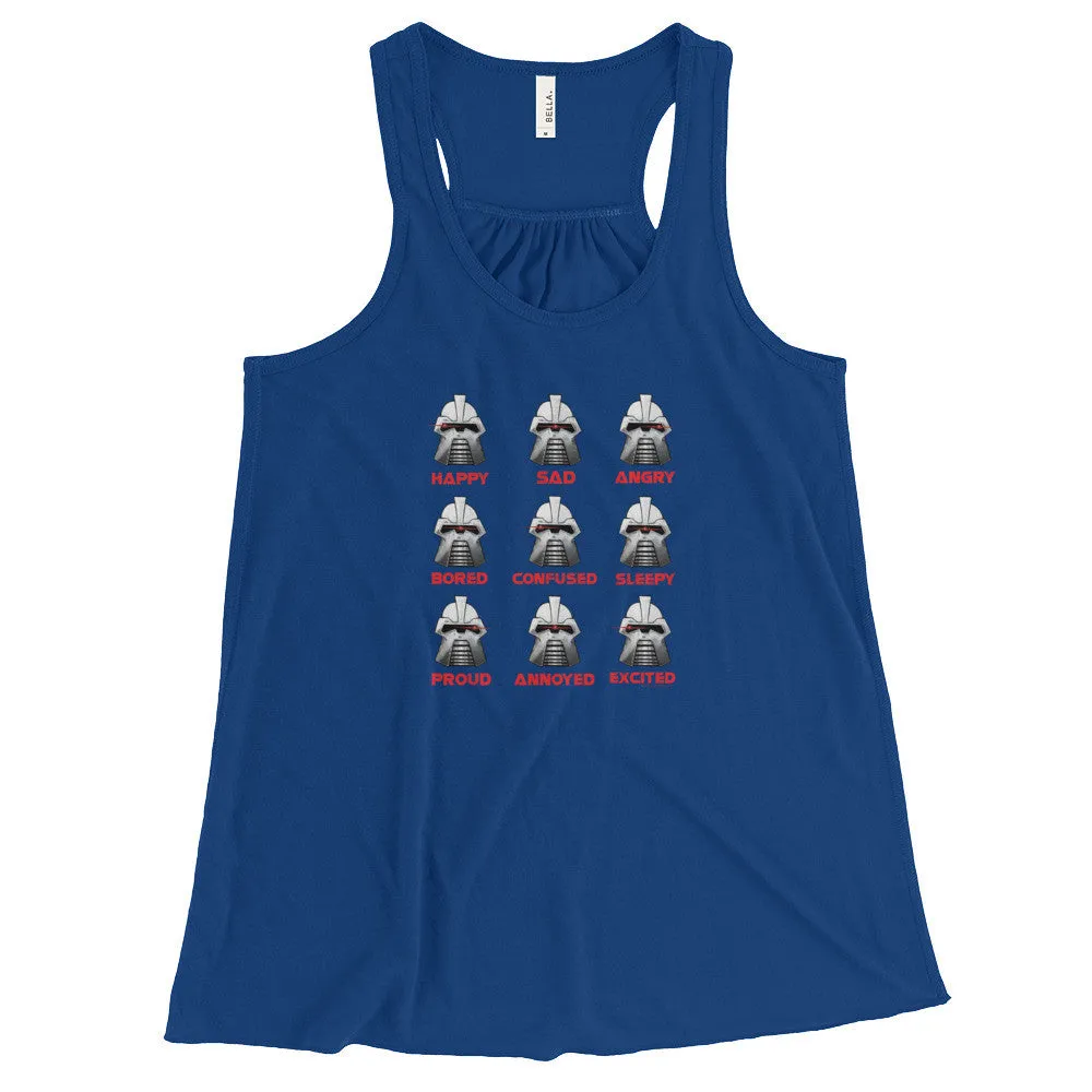 Robot Moods Racerback Tank