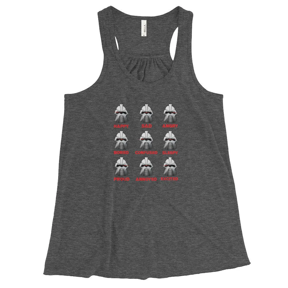 Robot Moods Racerback Tank
