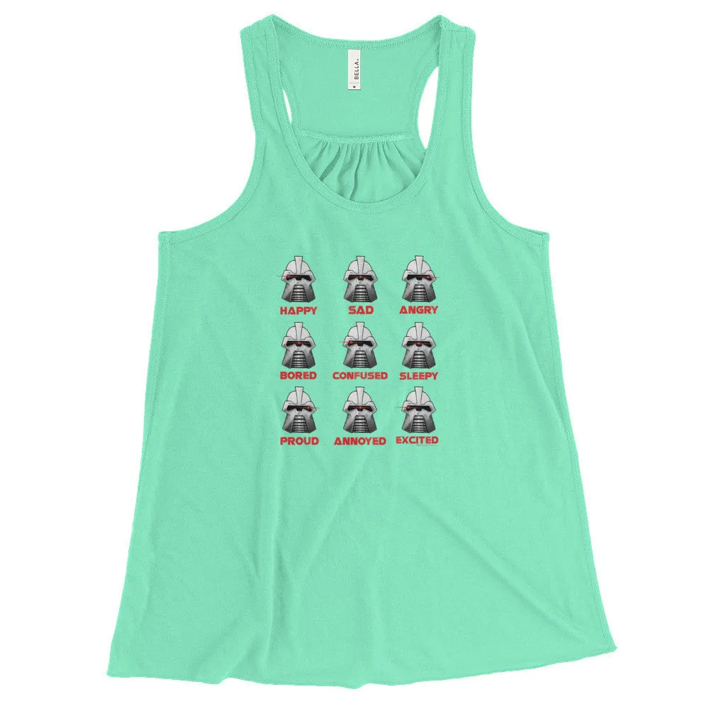 Robot Moods Racerback Tank
