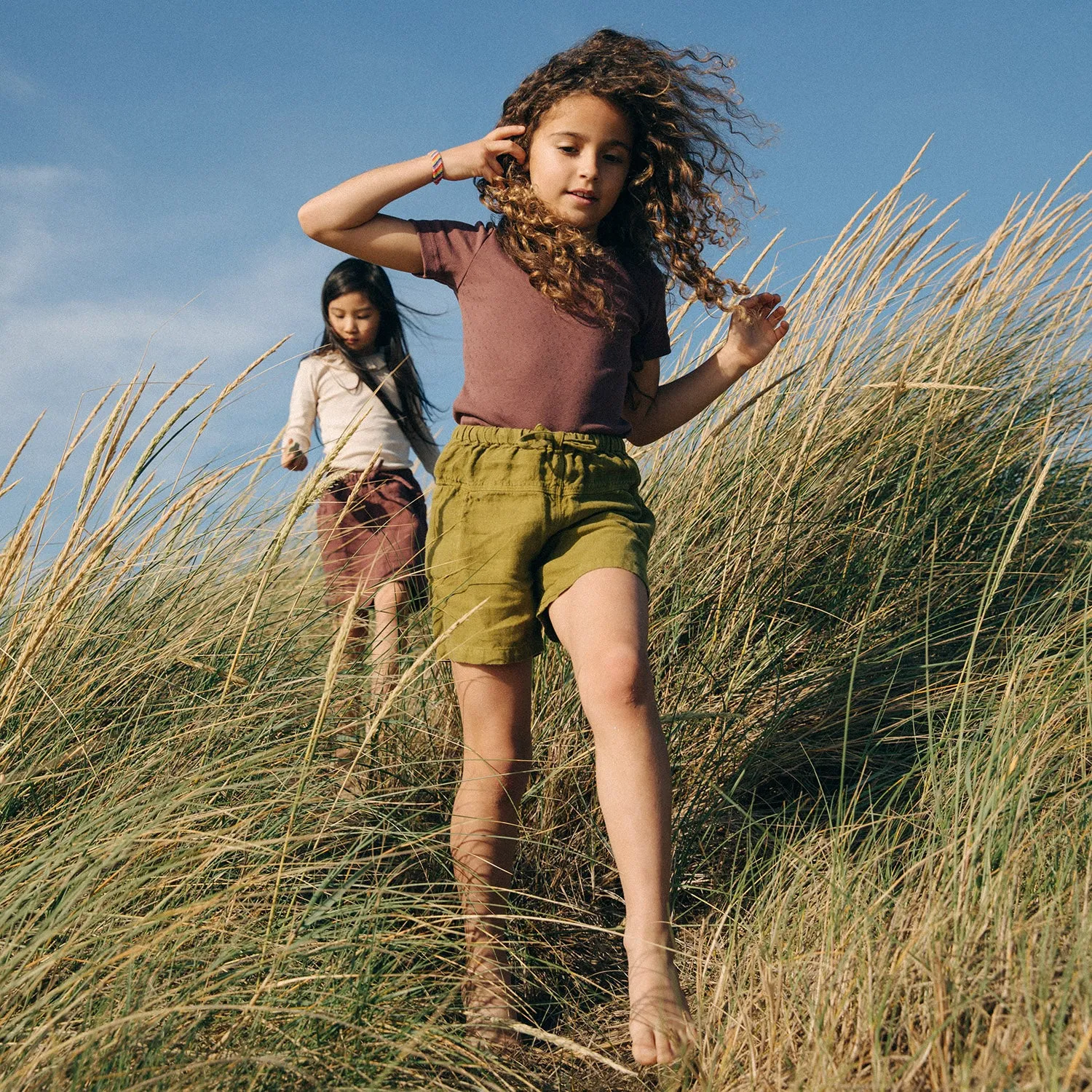 Rowan Shorts - Linen - Olive
