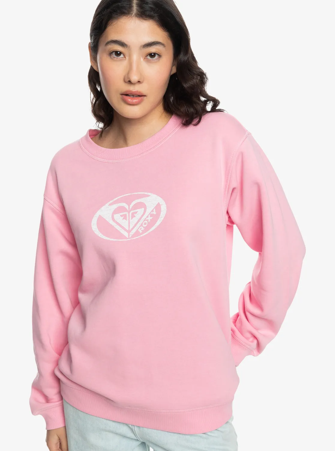 Roxy Surf Stoked Crew Brushed A - Prism Pink