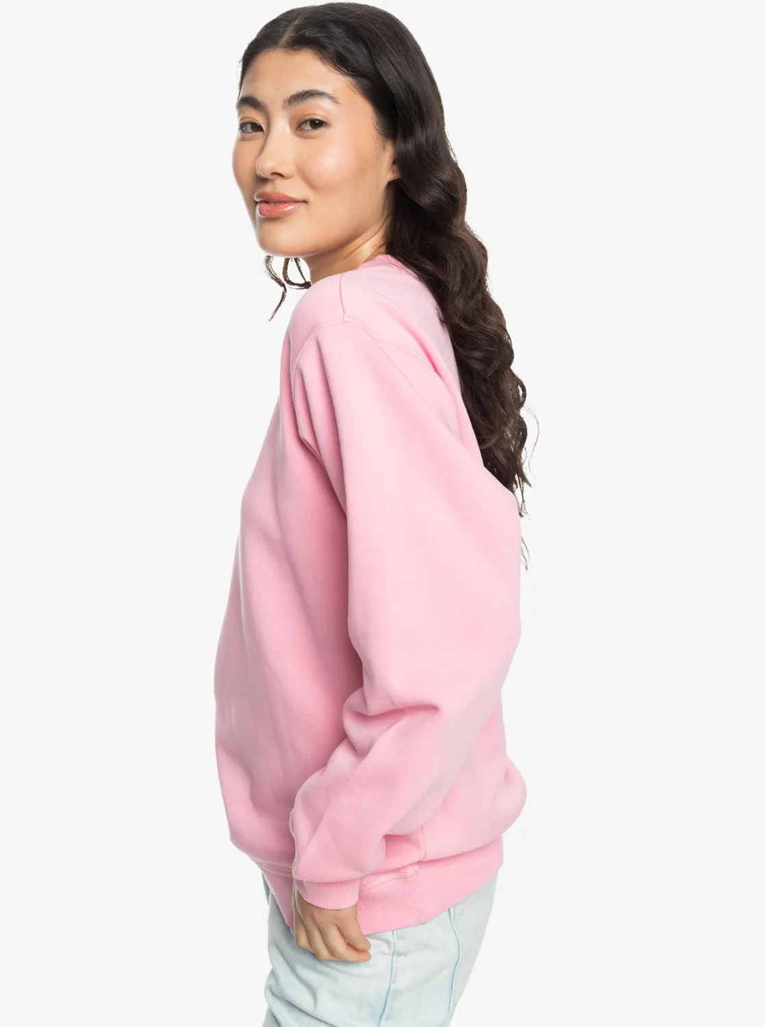 Roxy Surf Stoked Crew Brushed A - Prism Pink
