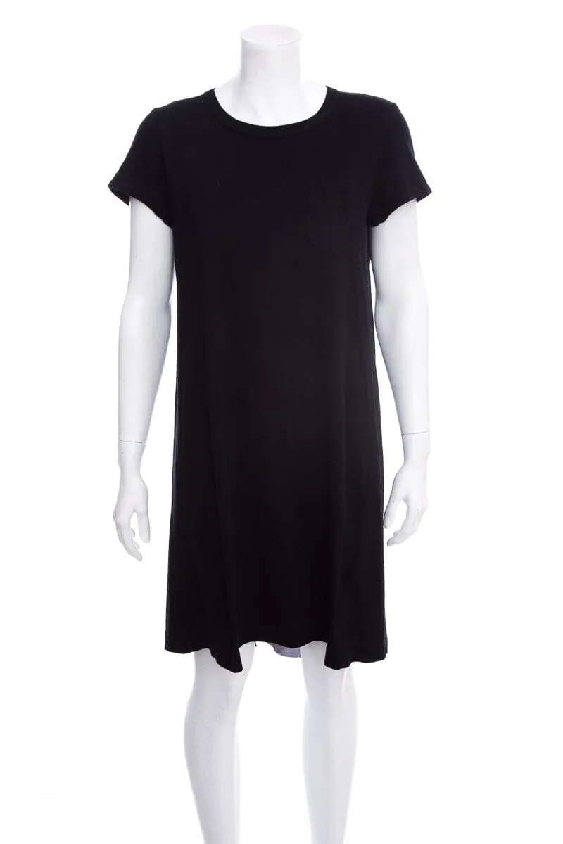 Sacai Black T-shirt Dress SZ M