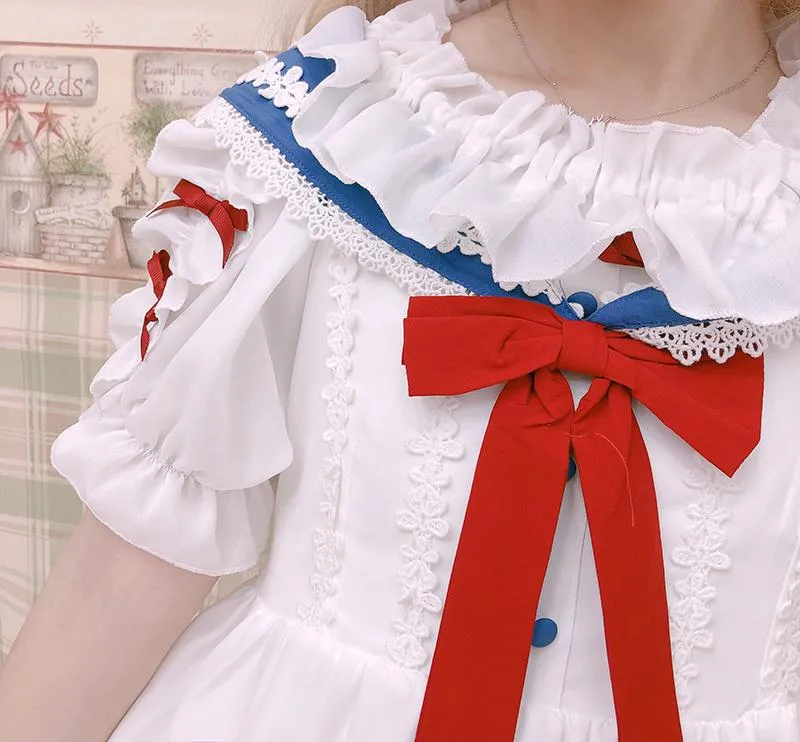 Sailor Chiffon Dress