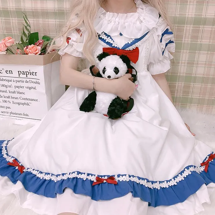 Sailor Chiffon Dress