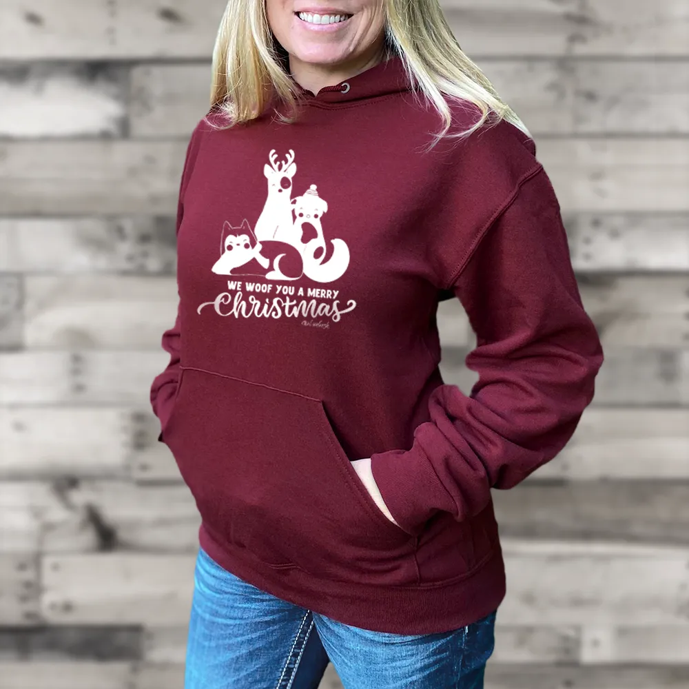 SALE "A Very Doggy Christmas" Relaxed Fit Classic Unisex Hoodie