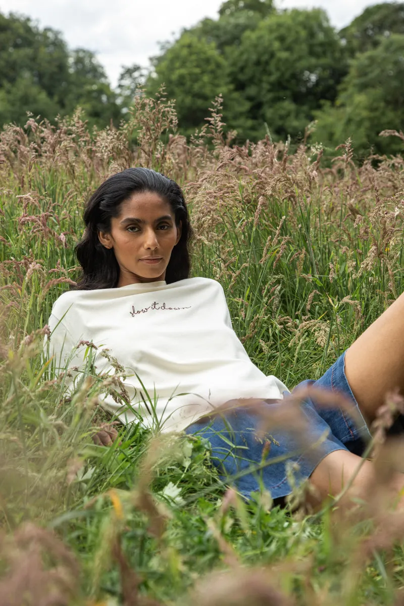 Samira Organic Cotton Top in White