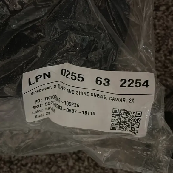 Savage x fenty Sleep &amp; Shine Hooded Onesie 2x NIB