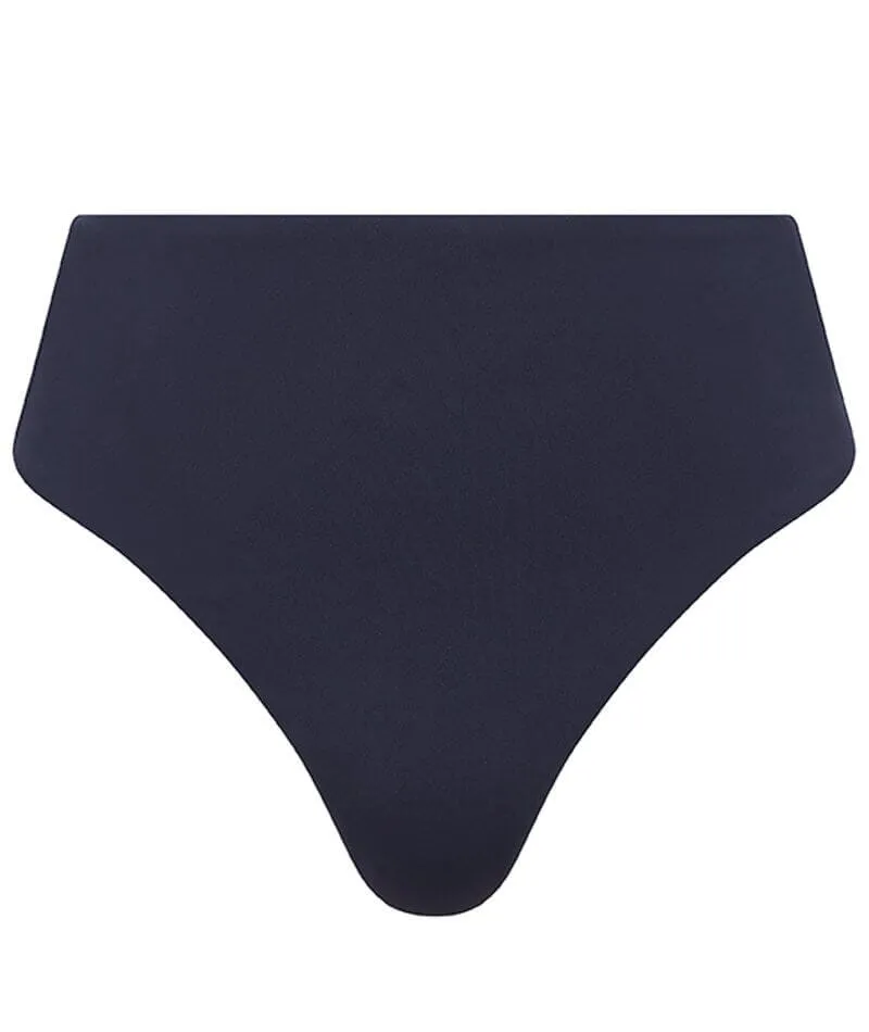 Sea Level Eco Essentials Retro High Waist Bikini Brief - Night Sky