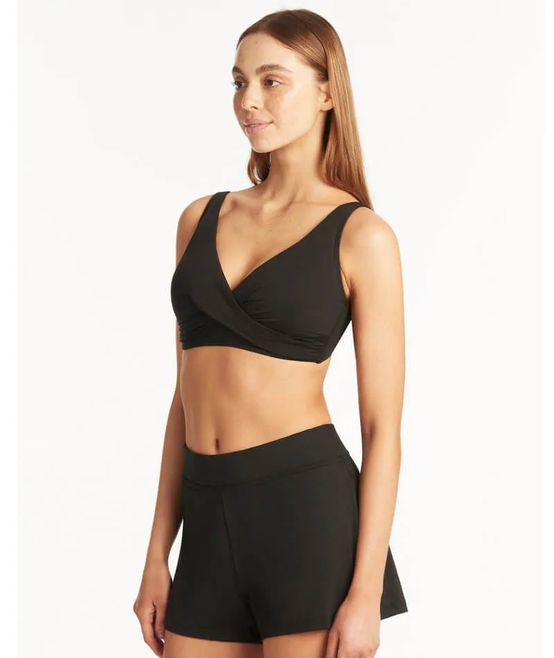 Sea Level Eco Essentials Swim Shorts - Black