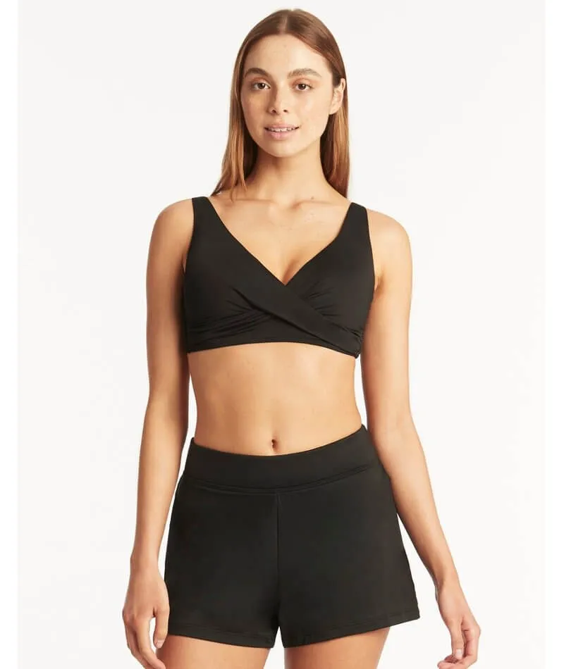 Sea Level Eco Essentials Swim Shorts - Black