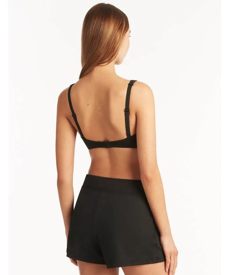 Sea Level Eco Essentials Swim Shorts - Black