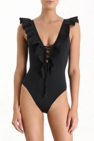 Sexy Hollow One-piece Bikini Swimsuit(2 colors)