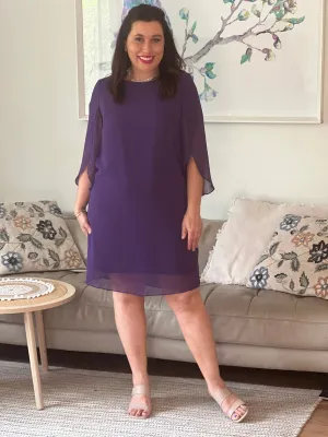 Shila Purple Evening Dress